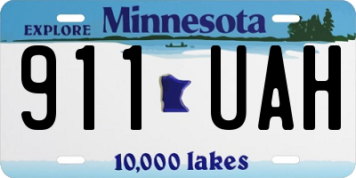 MN license plate 911UAH