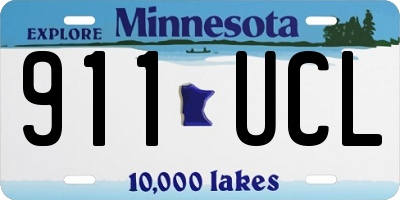 MN license plate 911UCL