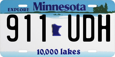 MN license plate 911UDH