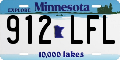 MN license plate 912LFL