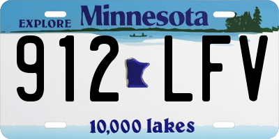 MN license plate 912LFV