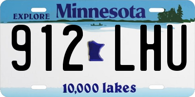 MN license plate 912LHU
