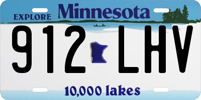 MN license plate 912LHV