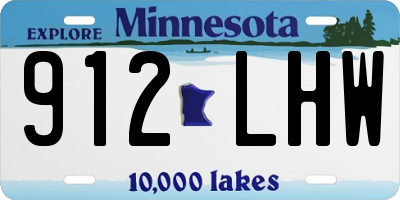 MN license plate 912LHW