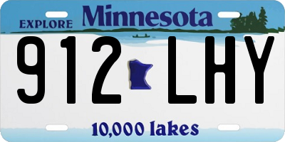 MN license plate 912LHY
