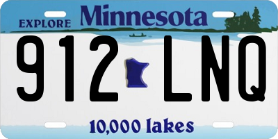 MN license plate 912LNQ