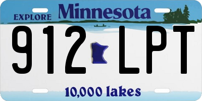 MN license plate 912LPT