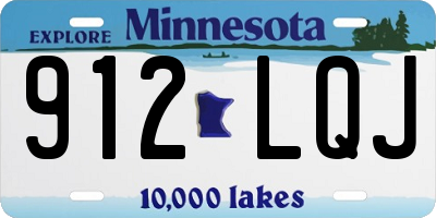 MN license plate 912LQJ
