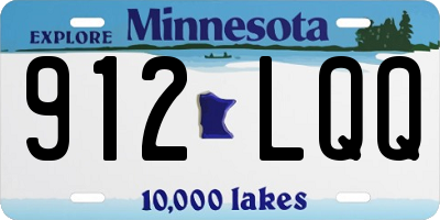 MN license plate 912LQQ
