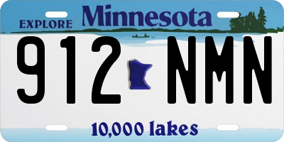 MN license plate 912NMN