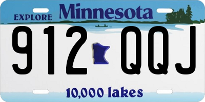 MN license plate 912QQJ