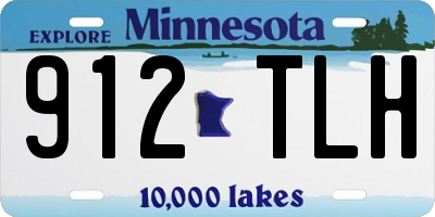 MN license plate 912TLH