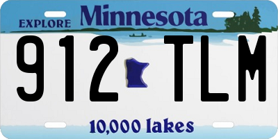 MN license plate 912TLM