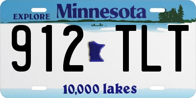 MN license plate 912TLT