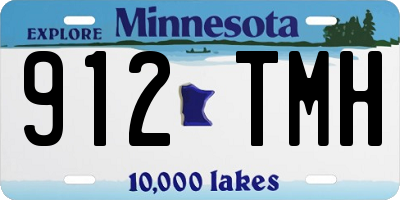MN license plate 912TMH