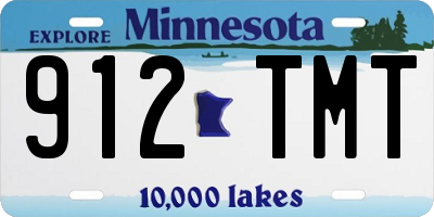 MN license plate 912TMT