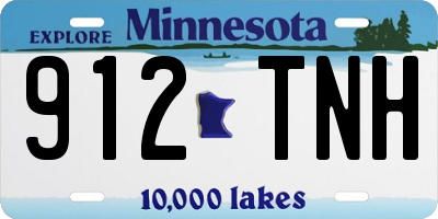 MN license plate 912TNH