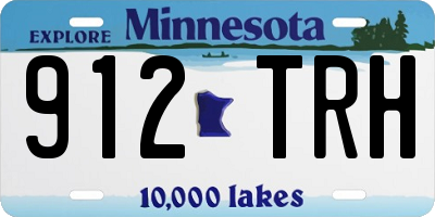 MN license plate 912TRH