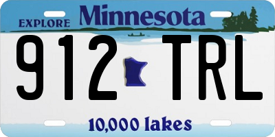 MN license plate 912TRL