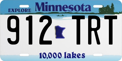 MN license plate 912TRT