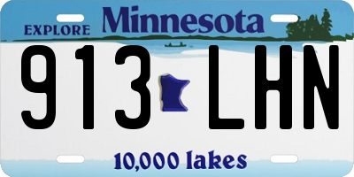 MN license plate 913LHN
