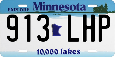 MN license plate 913LHP