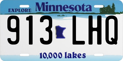 MN license plate 913LHQ