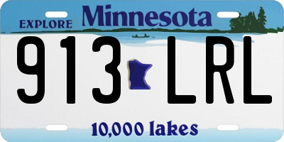 MN license plate 913LRL