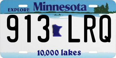 MN license plate 913LRQ