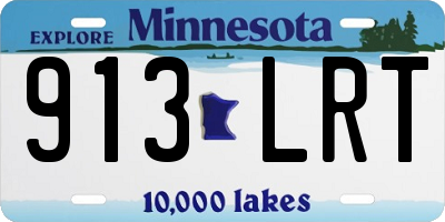 MN license plate 913LRT