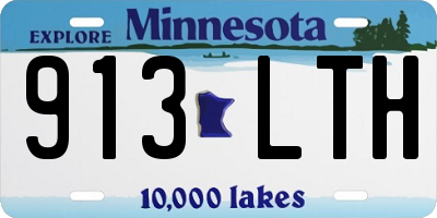 MN license plate 913LTH
