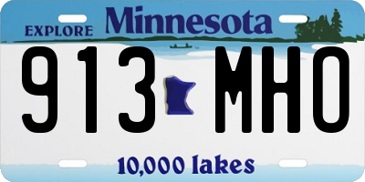 MN license plate 913MHO