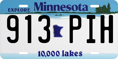 MN license plate 913PIH