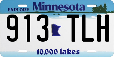 MN license plate 913TLH