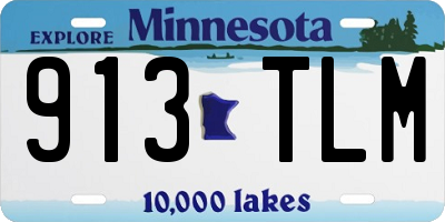 MN license plate 913TLM