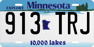 MN license plate 913TRJ