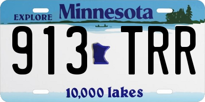 MN license plate 913TRR