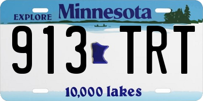 MN license plate 913TRT