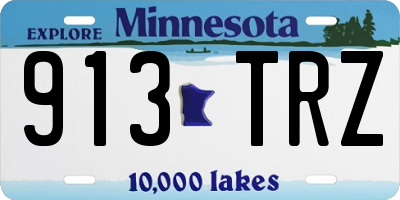 MN license plate 913TRZ