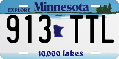 MN license plate 913TTL