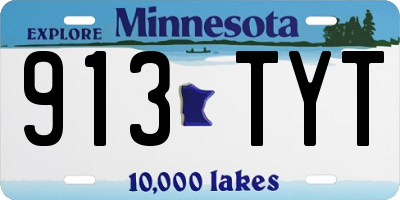 MN license plate 913TYT