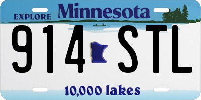 MN license plate 914STL