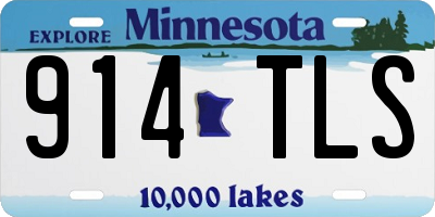 MN license plate 914TLS