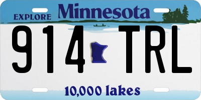 MN license plate 914TRL