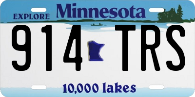 MN license plate 914TRS
