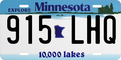 MN license plate 915LHQ