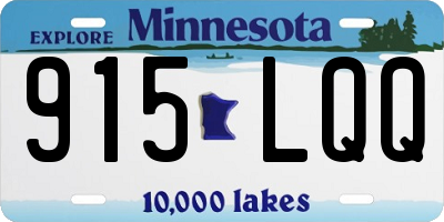 MN license plate 915LQQ