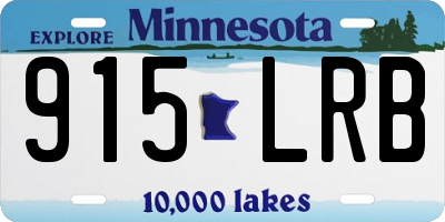 MN license plate 915LRB