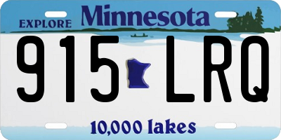 MN license plate 915LRQ