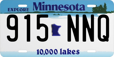 MN license plate 915NNQ